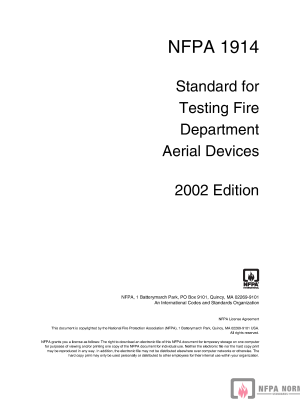 NFPA 1914 PDF NFPA 1914 PDF